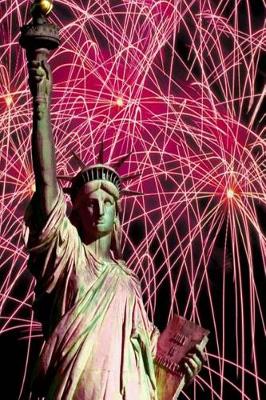 Cover of 2019 Daily Planner Lady Liberty Fireworks Celebration Statue Liberty 384 Pages