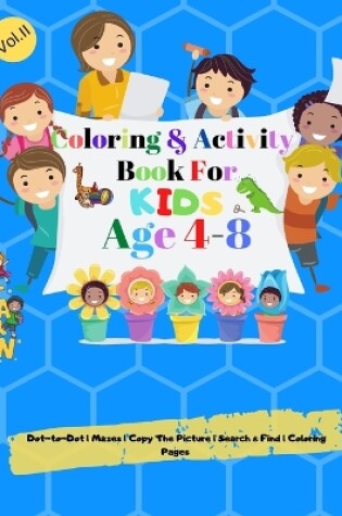 Cover of Coloring and Activity books for kids ages 3-6