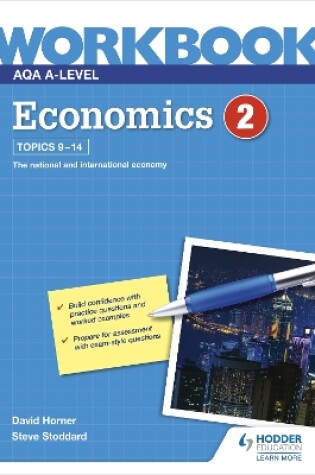 Cover of AQA A-Level Economics Workbook 2