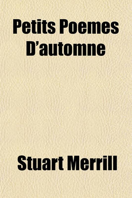 Book cover for Petits Poemes D'Automne