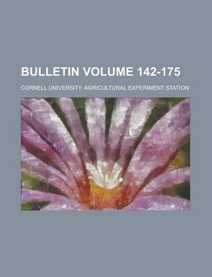 Book cover for Bulletin Volume 142-175