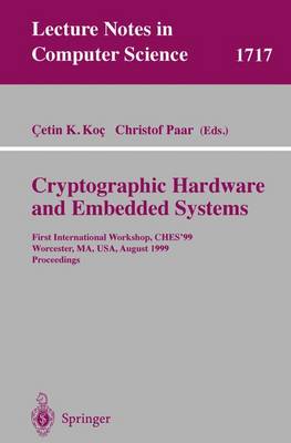 Cover of Cryptographic Hardware and Embedded Systems