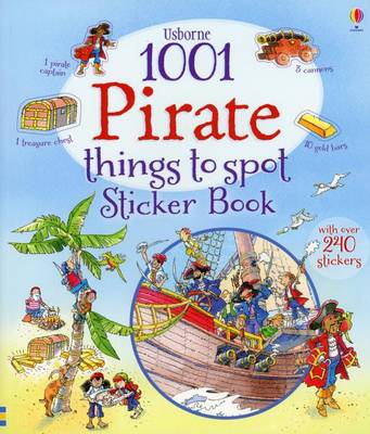 Book cover for 1001 Pirate Things to Spot Sticker Book