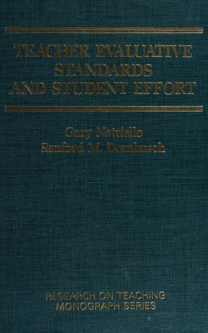 Cover of Teacher Evaluative Standards and Student Effort