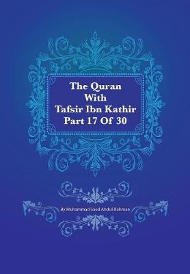 Book cover for The Quran with Tafsir Ibn Kathir Part 17 of 30