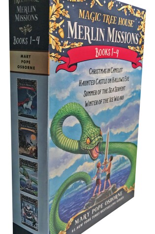 Cover of Magic Tree House Merlin Missions Books 1-4 Boxed Set