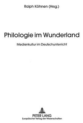 Cover of Philologie Im Wunderland