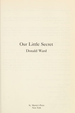 Cover of Our Little Secret