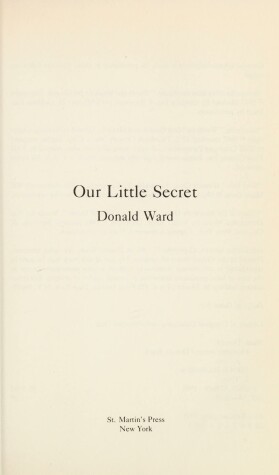 Book cover for Our Little Secret