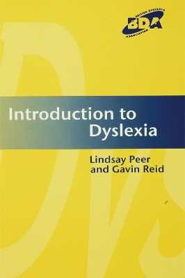 Book cover for Introduction to Dyslexia