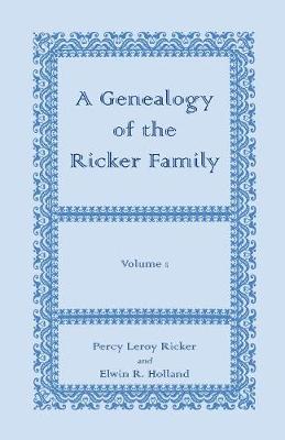 Book cover for A Genealogy of the Ricker Family