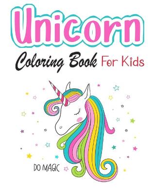 Book cover for Unicorn Coloring Book