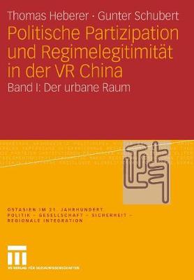 Book cover for Politische Partizipation Und Regimelegitimitat in Der VR China