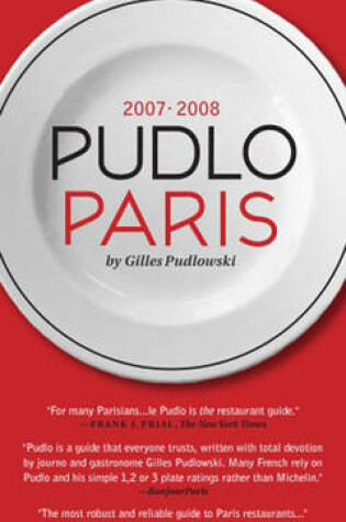 Cover of Le Pudlo Paris 2007-2008