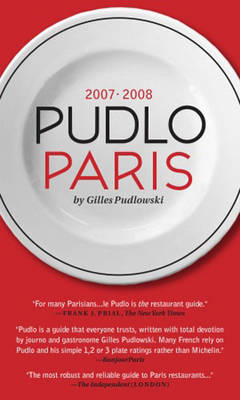 Book cover for Le Pudlo Paris 2007-2008