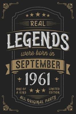 Book cover for Real Legends were born in September 1961