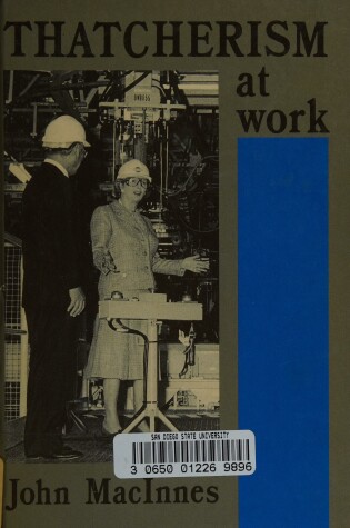 Cover of Thatcherism at Work