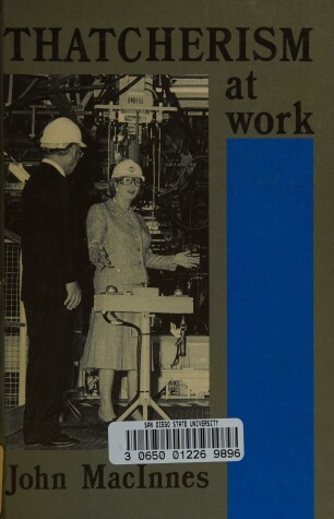 Book cover for Thatcherism at Work