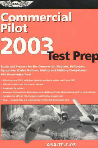 Cover of Commercial Pilot Test Prep