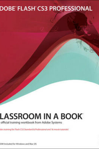 Cover of Adobe Flash CS3 Professional Classroom in a Book