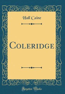 Book cover for Coleridge (Classic Reprint)