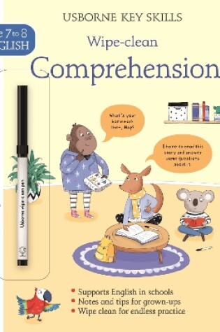 Cover of Wipe-Clean Comprehension 7-8