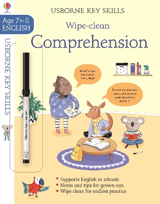 Cover of Wipe-Clean Comprehension 7-8