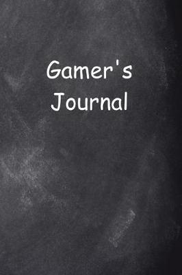 Cover of Gamer's Journal Chalkboard Design