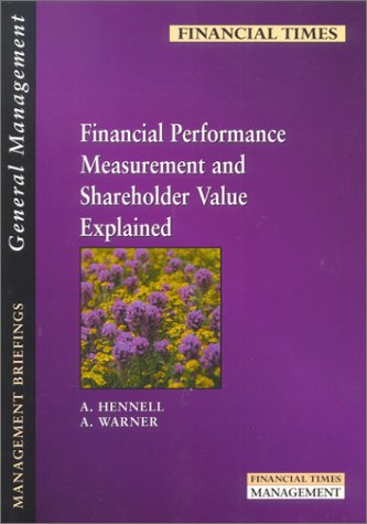 Book cover for Financial Performance Measurement and Shareholder Value Explained