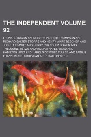 Cover of The Independent Volume 92