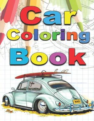 Book cover for Car Coloring Book