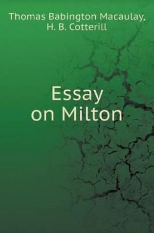 Cover of Essay on Milton