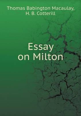 Book cover for Essay on Milton