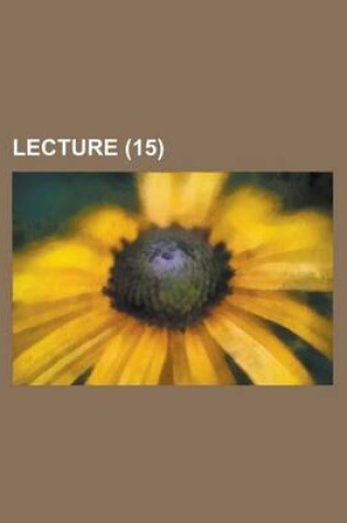 Cover of Lecture (15 )