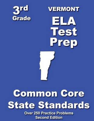 Book cover for Vermont 3rd Grade ELA Test Prep