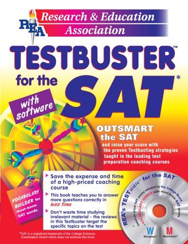 Book cover for SAT Testbuster W/ CD-ROM -- Rea's Testbuster for the SAT