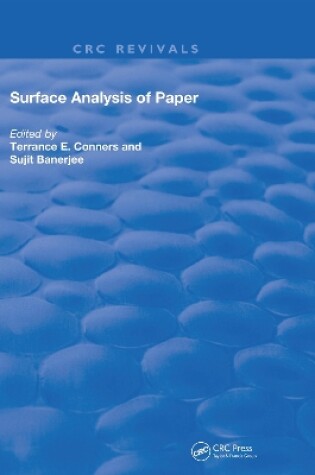 Cover of Surface Analysis of Paper