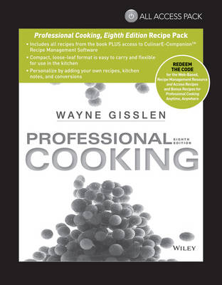 Book cover for All Access Pack Recipes to Accompany Professional Cooking, Eighth Edition