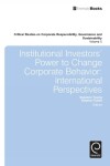 Book cover for Institutional Investors' Power to Change Corporate Behavior