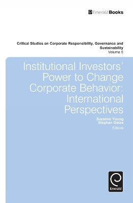 Cover of Institutional Investors' Power to Change Corporate Behavior