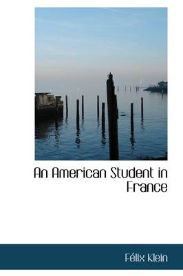 Book cover for An American Student in France