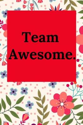 Book cover for Team Awesome.