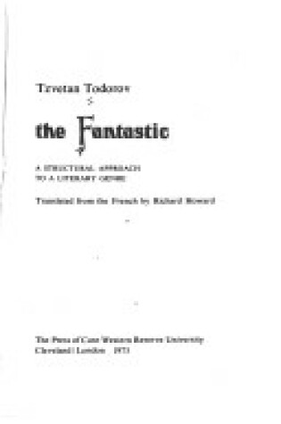 Cover of The Fantastic