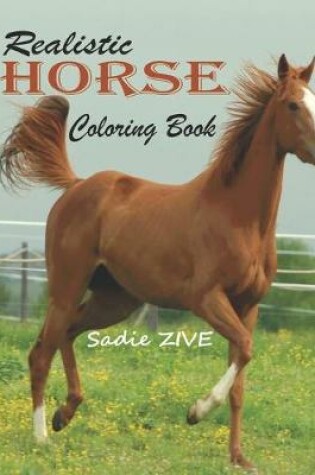 Cover of Realistic Horse Coloring Book