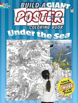 Book cover for Build a Giant Poster Coloring Book--Under the Sea