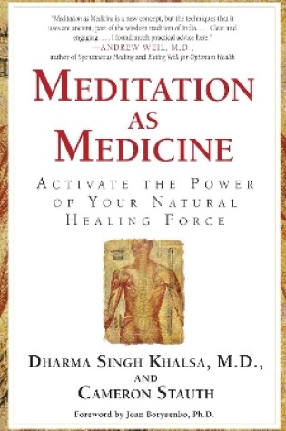 Cover of Meditation As Medicine