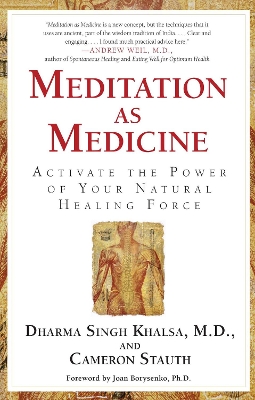 Book cover for Meditation As Medicine