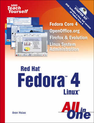 Cover of Sams Teach Yourself Red Hat Fedora 4 Linux All in One