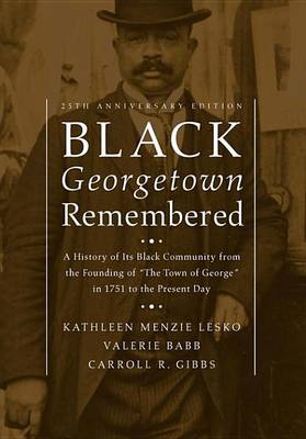 Book cover for Black Georgetown Remembered