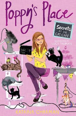 Book cover for Secrets at the Cat Café
